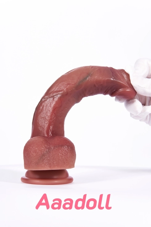 YouQdoll 21cm Dual-Layer Silicone Dildo - Realistic Feel, Body-Safe & Flexible YQ-D-5
