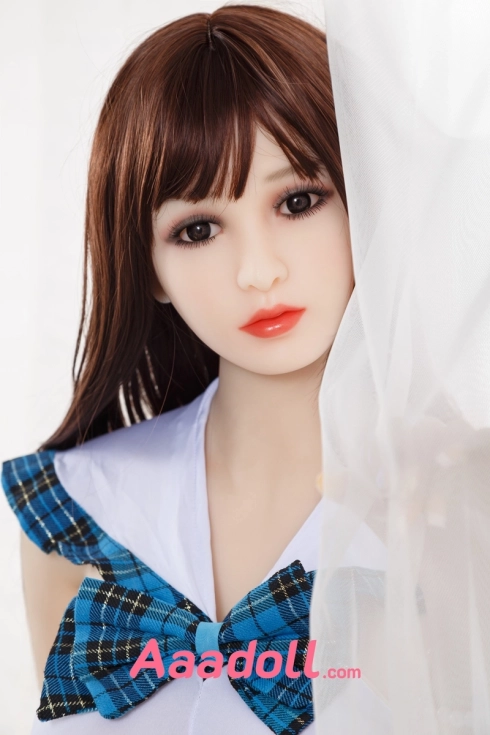 AIBEI 158cm Schoolgirl Sex Doll with Plaid Skirt Medium Breast
